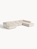 Lennon Modular XL Sofa in Corduroy — Blush