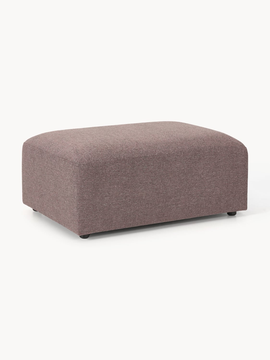 Melva Sofa Ottoman, B 99 x T 72 cm — Slate Grey