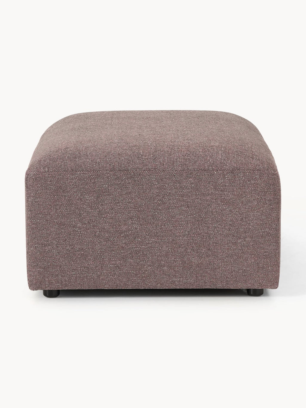 Melva Sofa Ottoman, B 99 x T 72 cm — Slate Grey