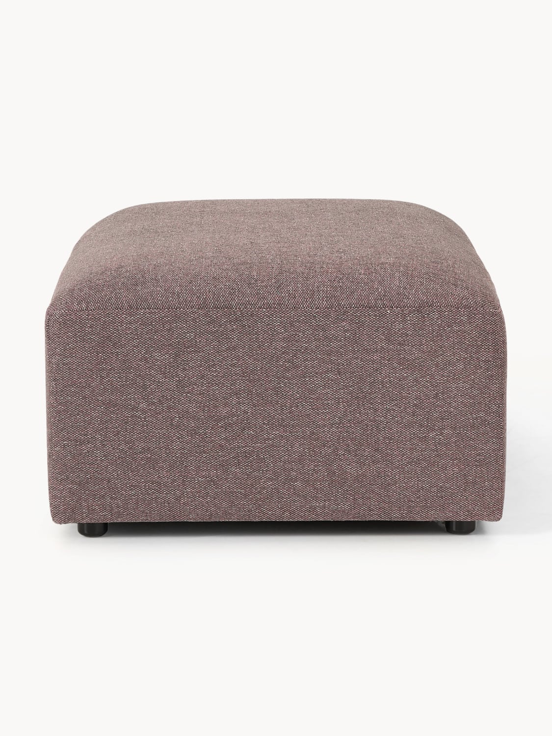 Melva Sofa Ottoman, B 99 x T 72 cm — Slate Grey