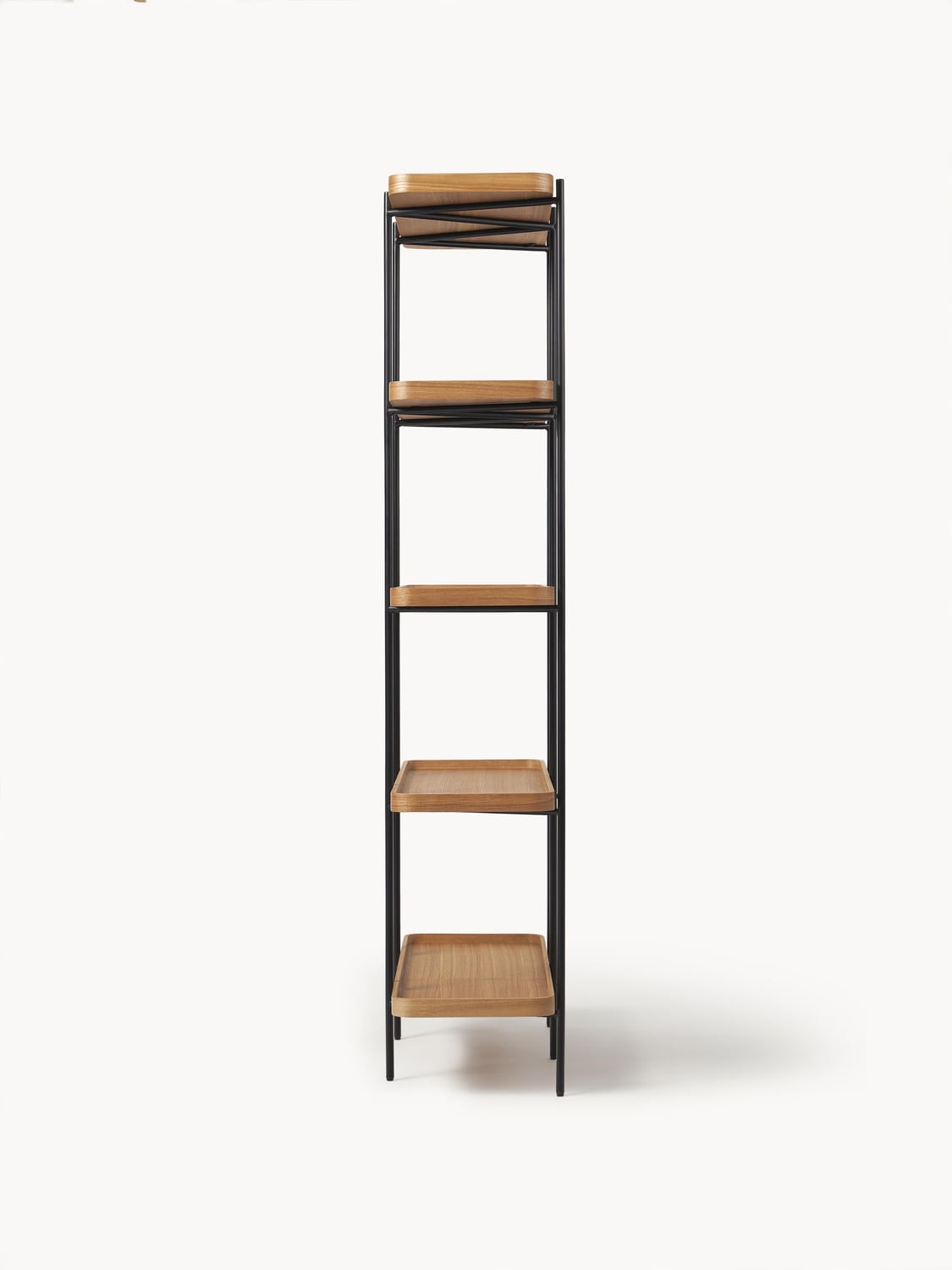 Renee Large Wooden Shelving Unit — Sand Beige