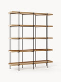 Renee Large Wooden Shelving Unit — Linen Beige
