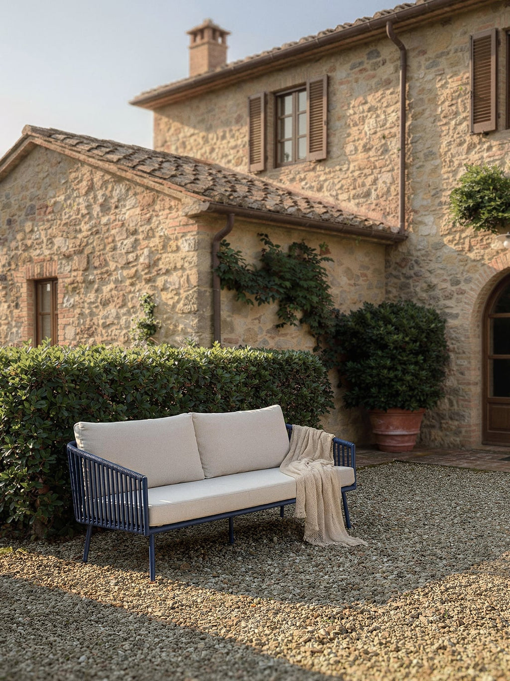 Malo Garden Sofa (3-seater) — Off-White