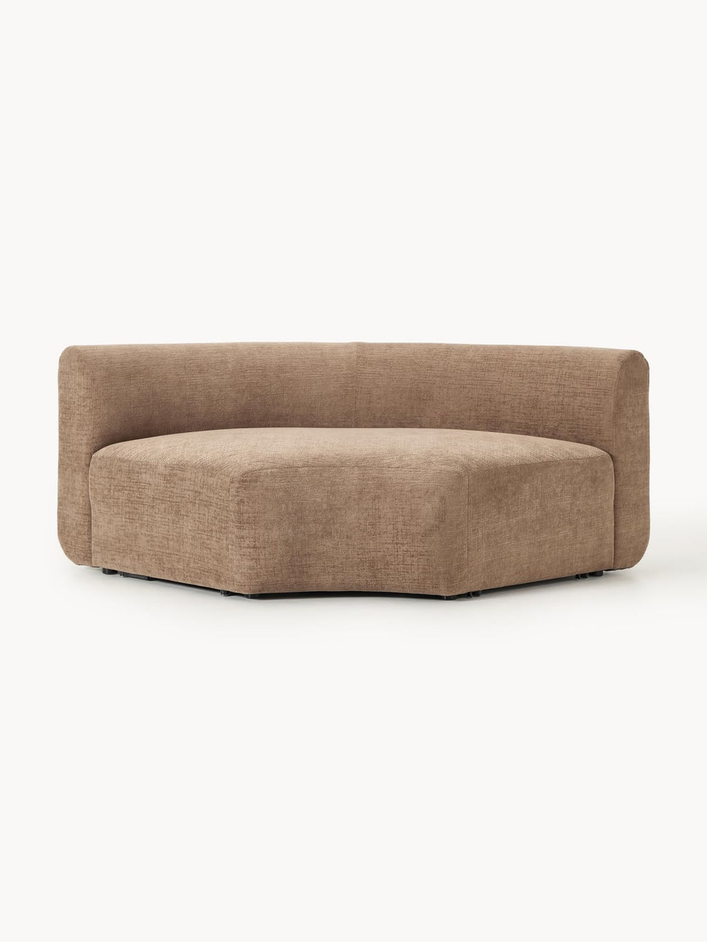 Sofia Round Corner Module — Taupe
