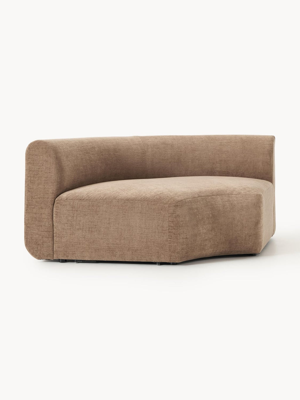 Sofia Round Corner Module — Taupe