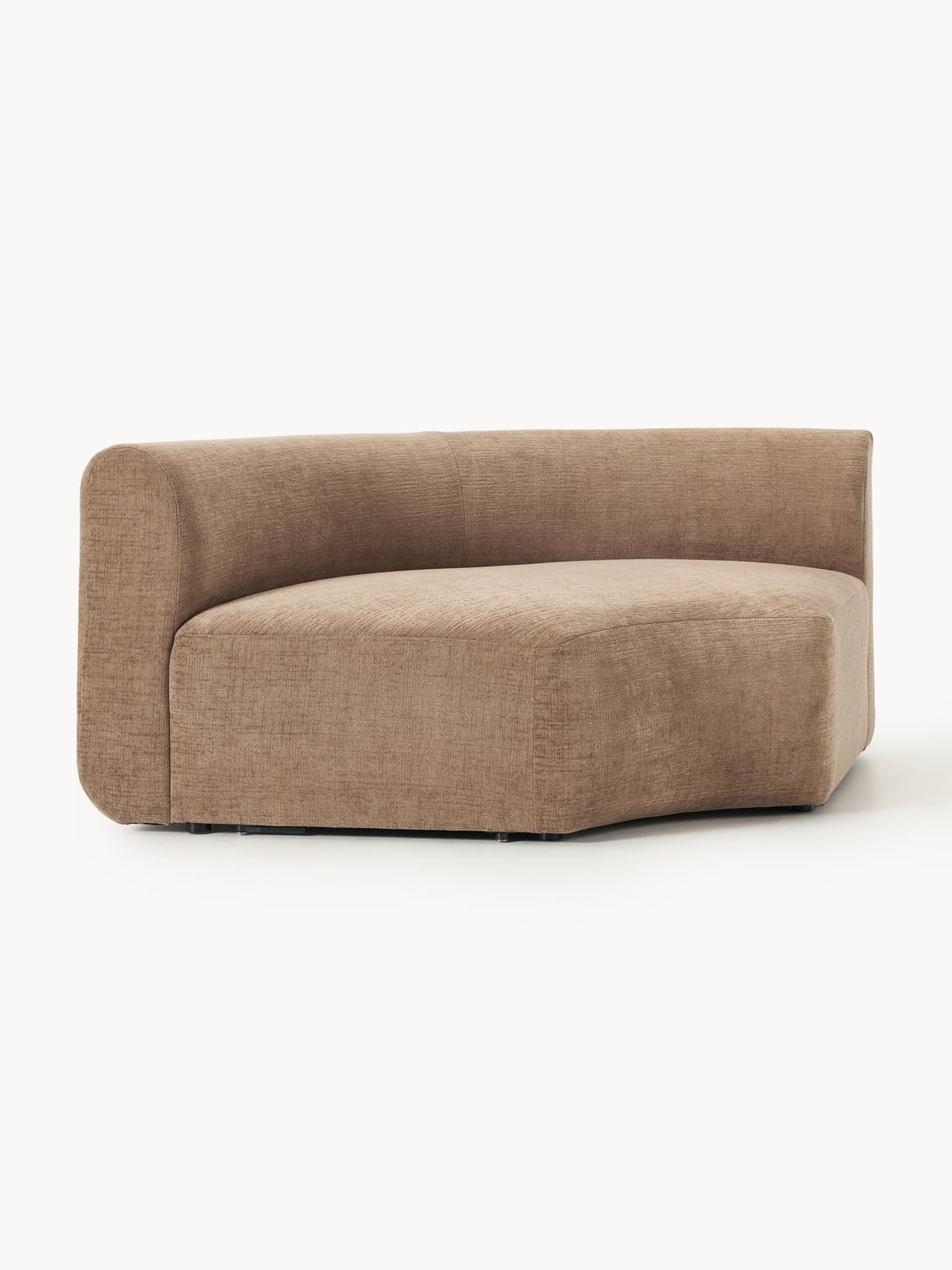 Sofia Round Corner Module — Taupe