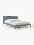 Amelia Upholstered Bed — Lilac