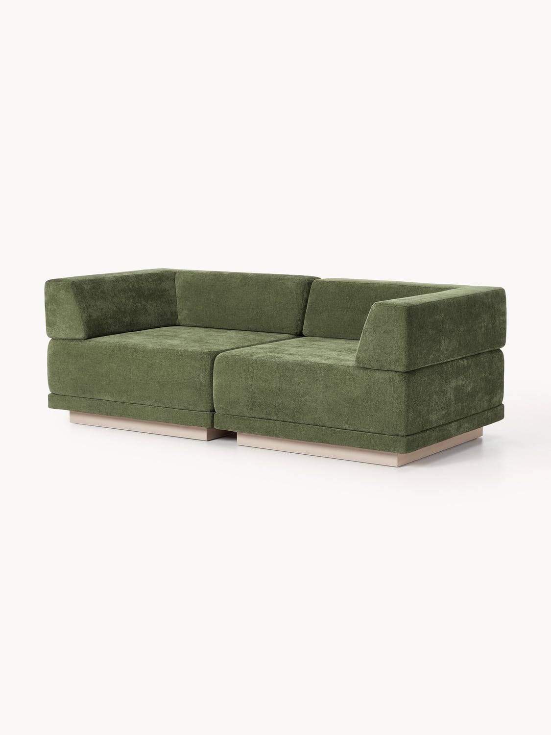 Colin Modular Sofa (2-seater) — Olive