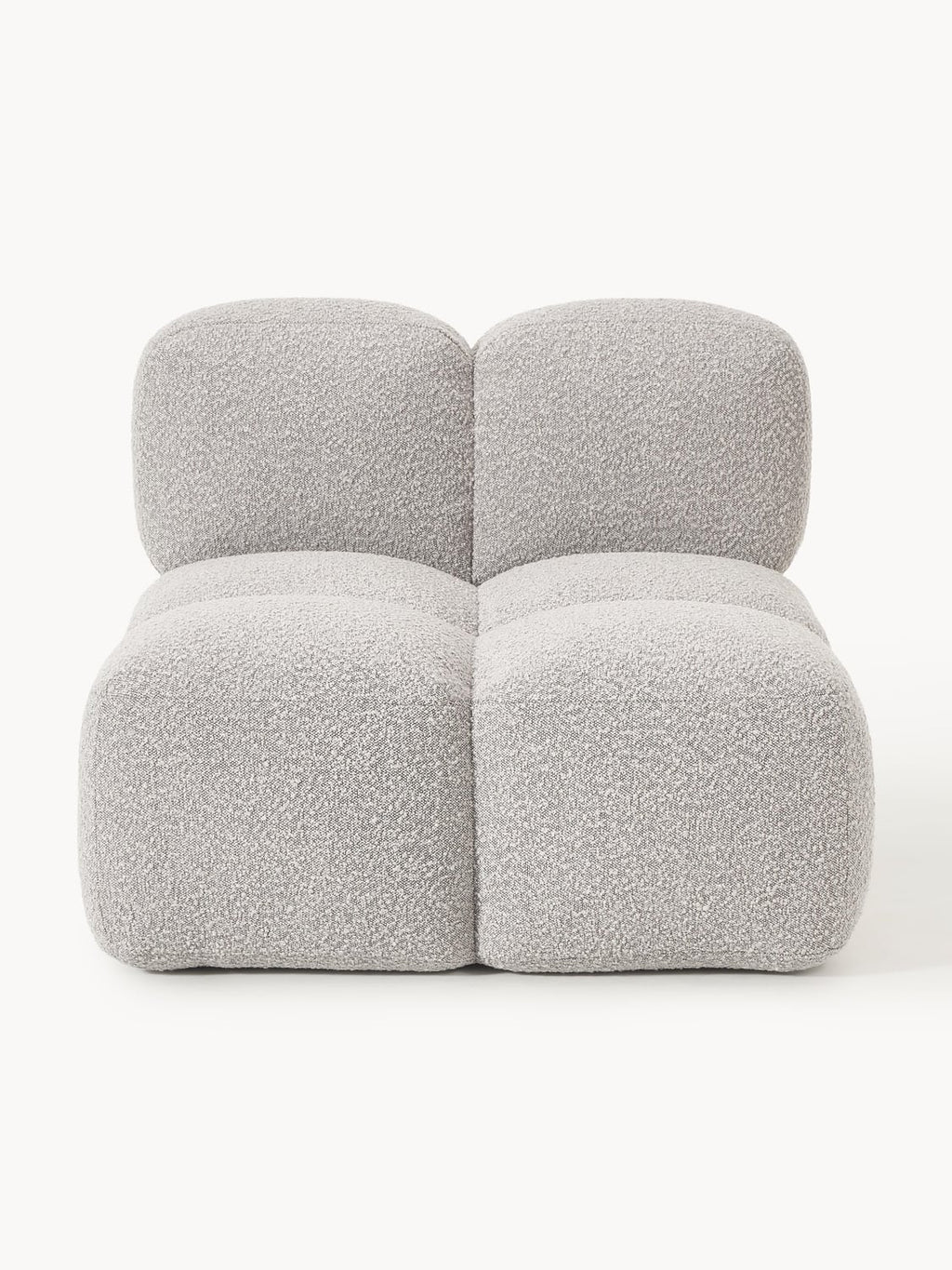 Tayla Middle Module in Bouclé — Oatmeal