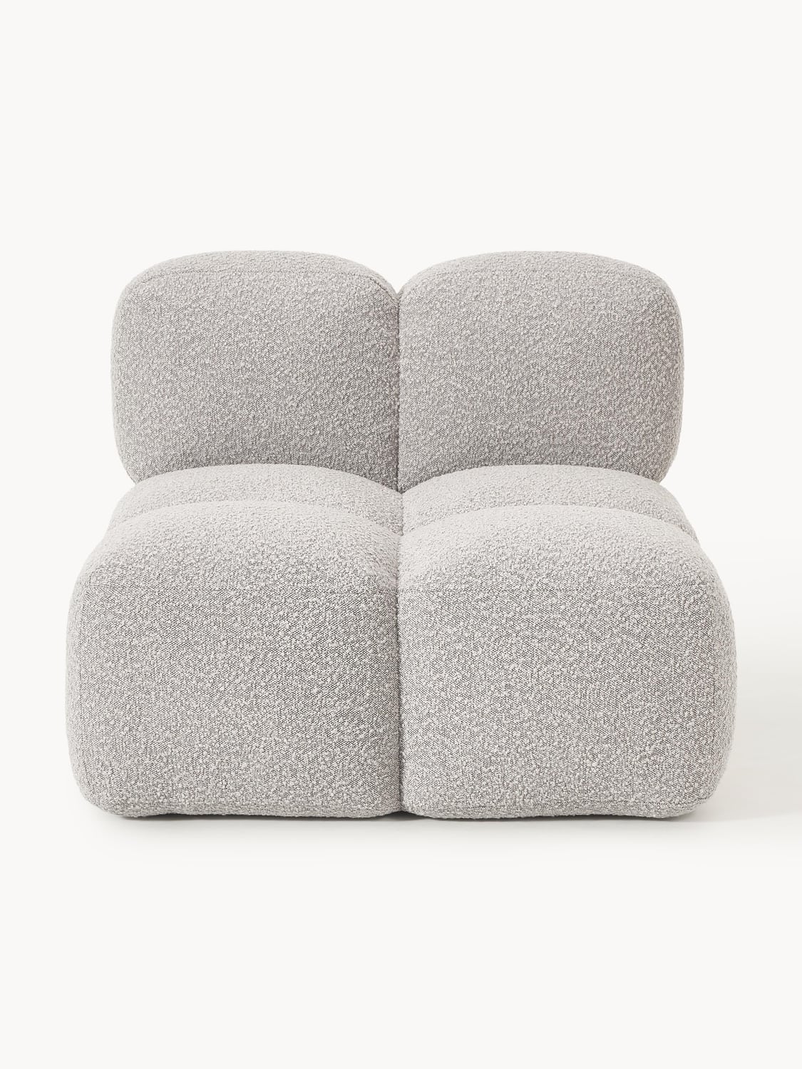 Tayla Middle Module in Bouclé — Oatmeal