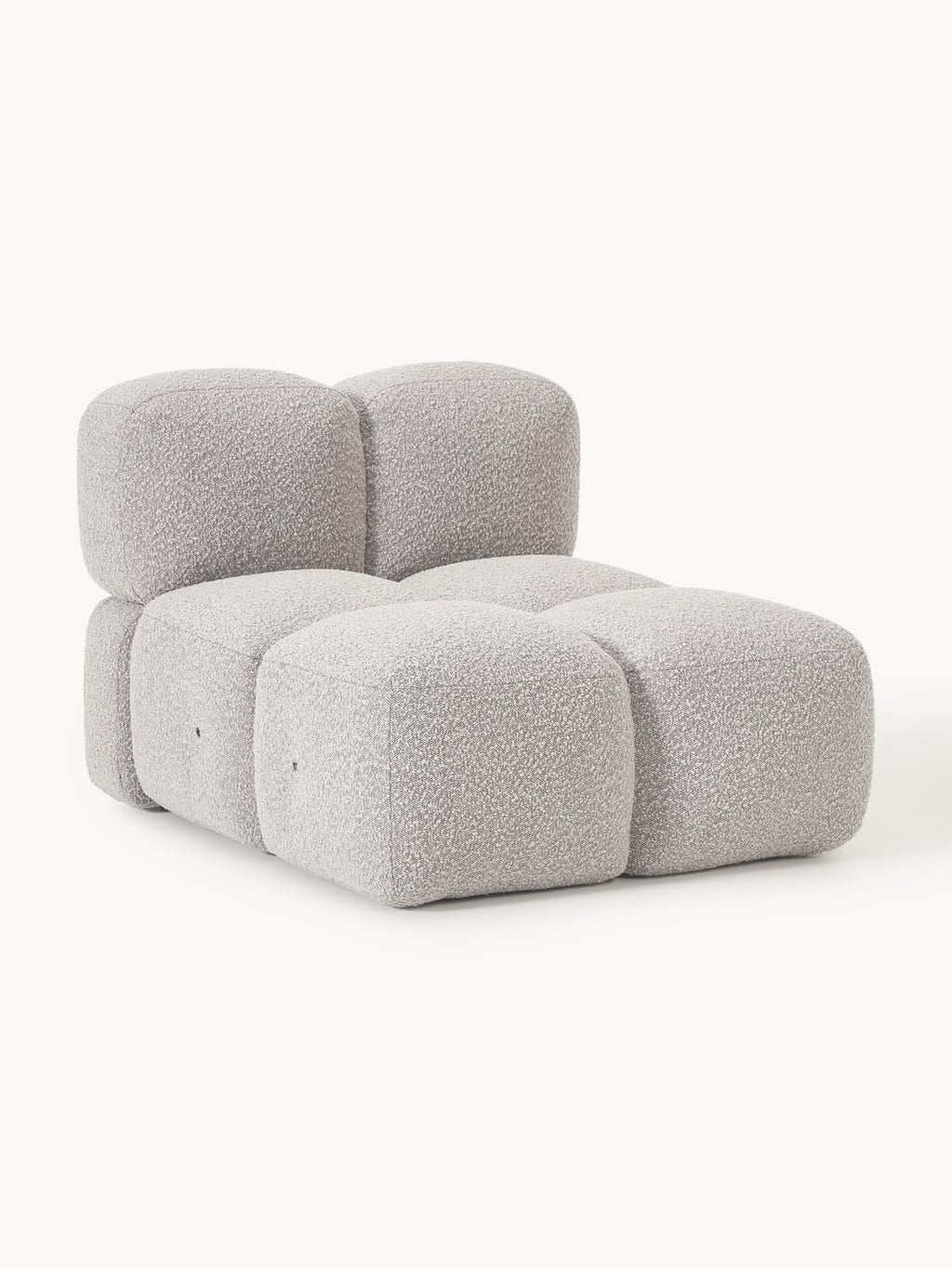 Tayla Middle Module in Bouclé — Oatmeal