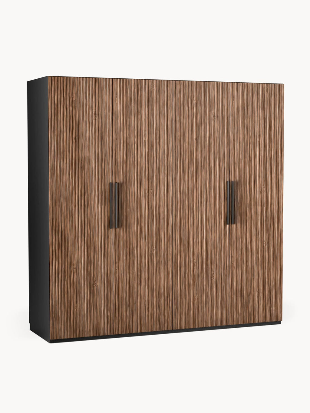 Simone Modular Hinged-Door Wardrobe, 200 cm Width, in various sizes — Olive
