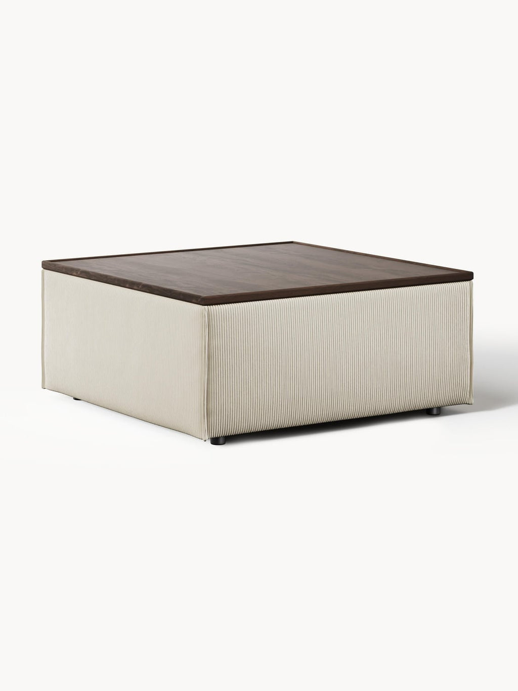 Lennon Sofa Ottoman in Corduroy with Storage — Eucalyptus