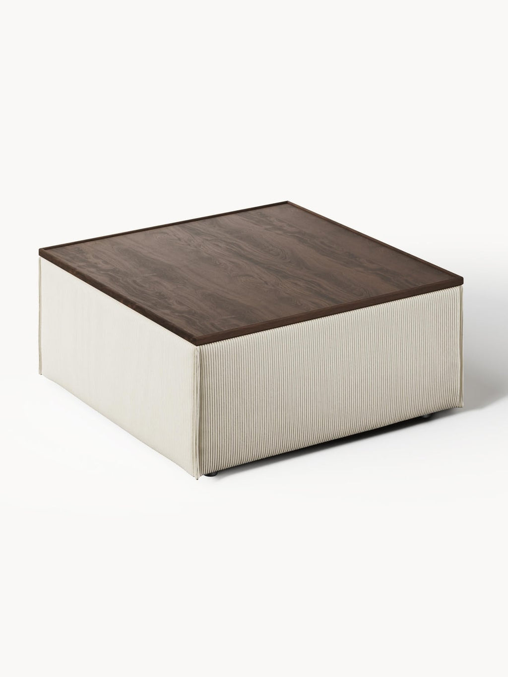 Lennon Sofa Ottoman in Corduroy with Storage — Eucalyptus