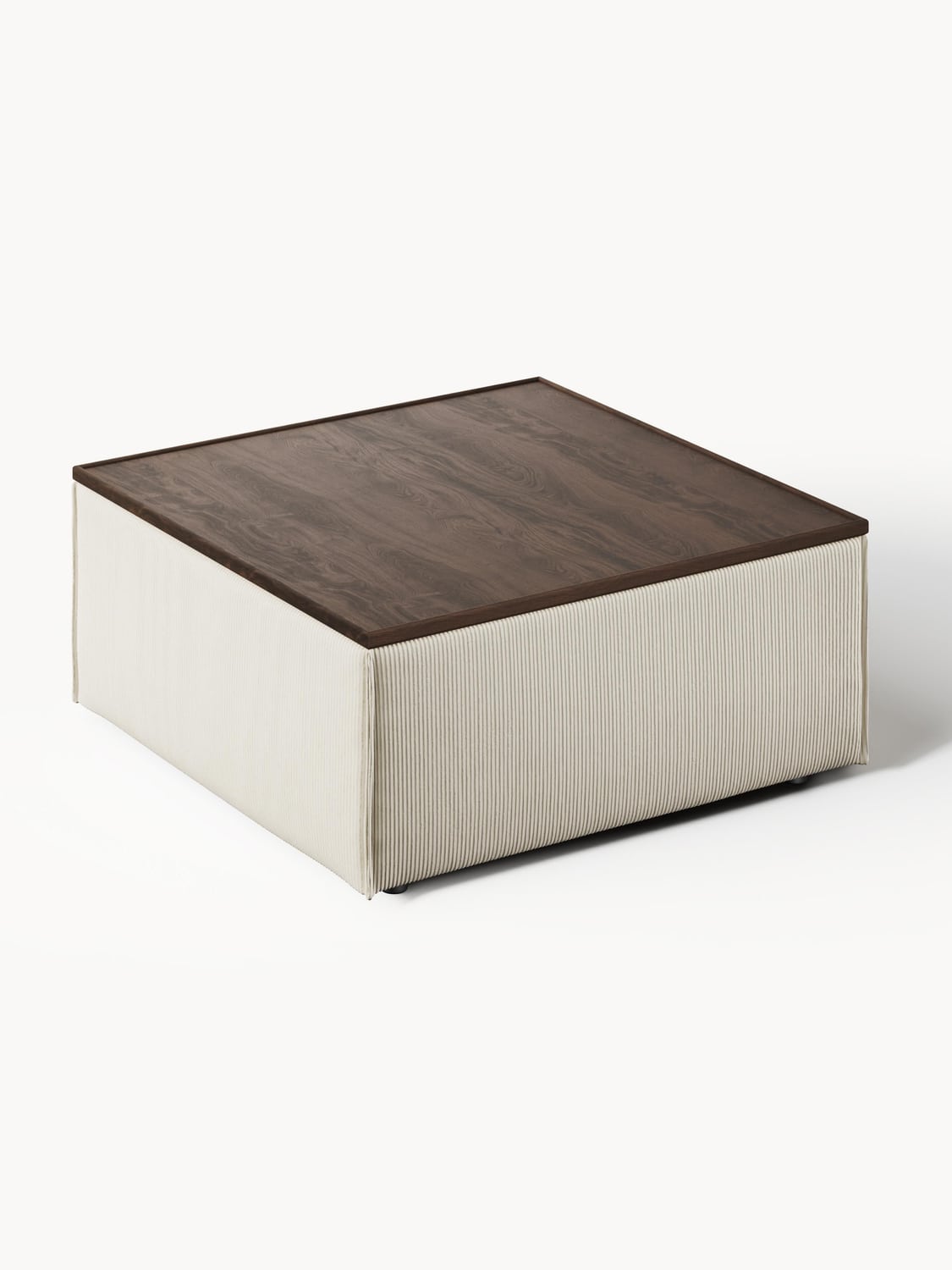Lennon Sofa Ottoman in Corduroy with Storage — Eucalyptus