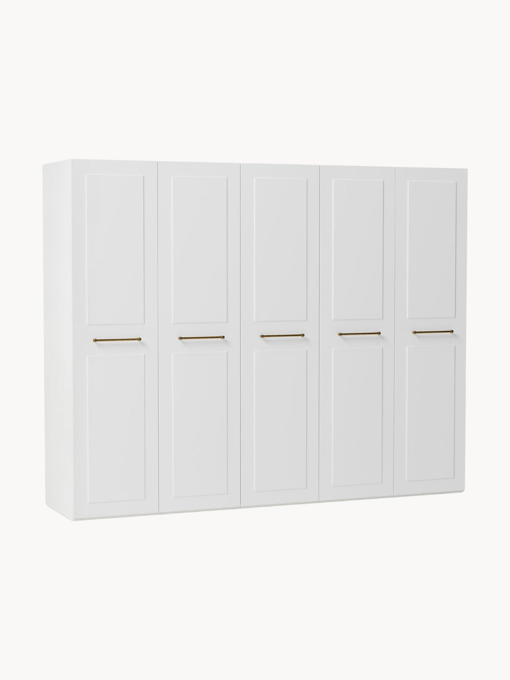 Charlotte Modular Hinged-Door Wardrobe, 300 cm Width, in various sizes