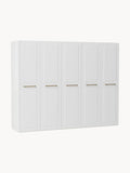 Charlotte Modular Hinged-Door Wardrobe, 300 cm Width, in various sizes