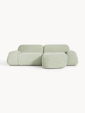 Wolke Modular Bouclé Corner Sofa (3-seater) — Oatmeal
