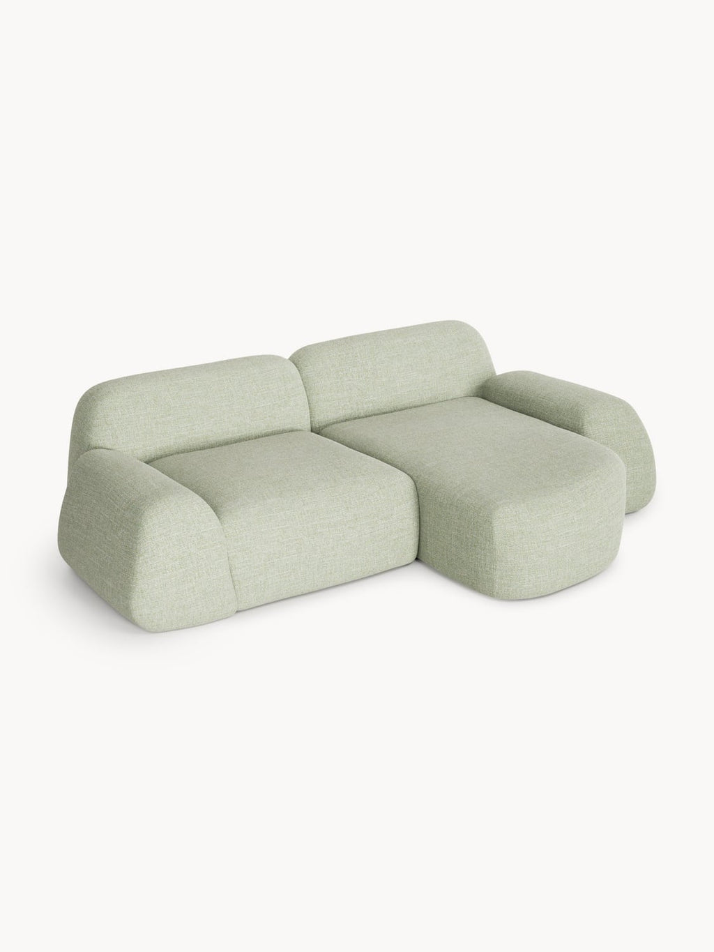 Wolke Modular Bouclé Corner Sofa (3-seater) — Oatmeal