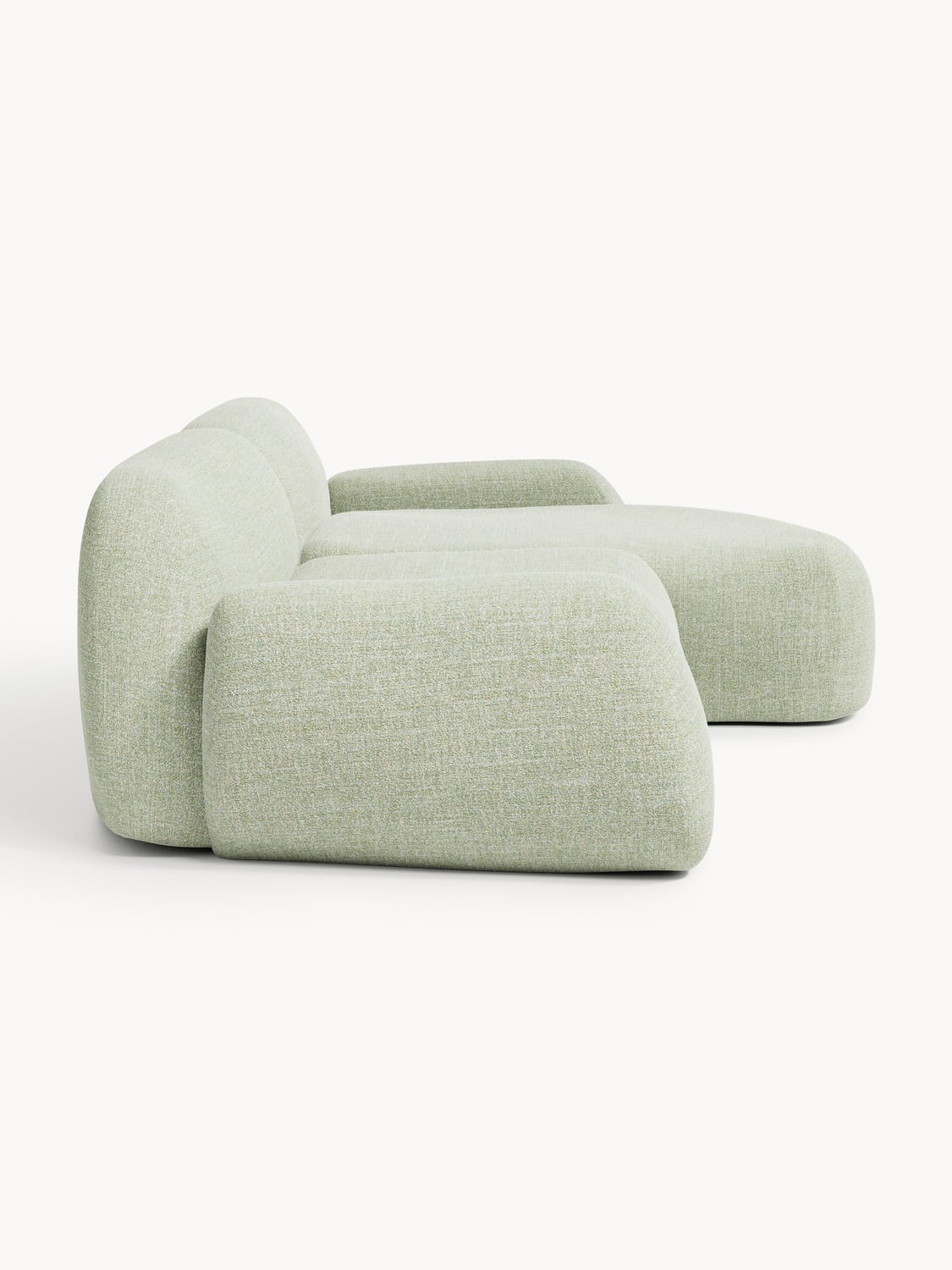 Wolke Modular Bouclé Corner Sofa (3-seater) — Oatmeal