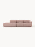 Sofia Modular Bouclé-Chaise (2-seater) — Warm Grey