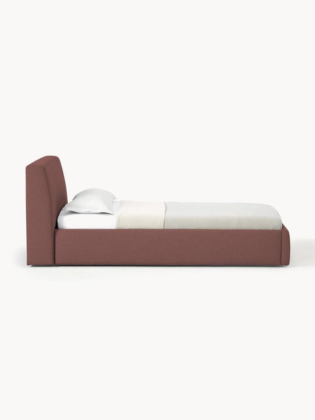 Cloud Single Bed — Warm Grey