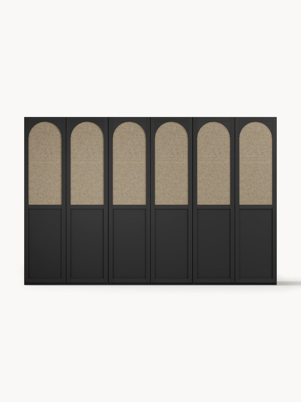 Jeanne Modular Hinged-Door Wardrobe, 300 cm Width, in various sizes