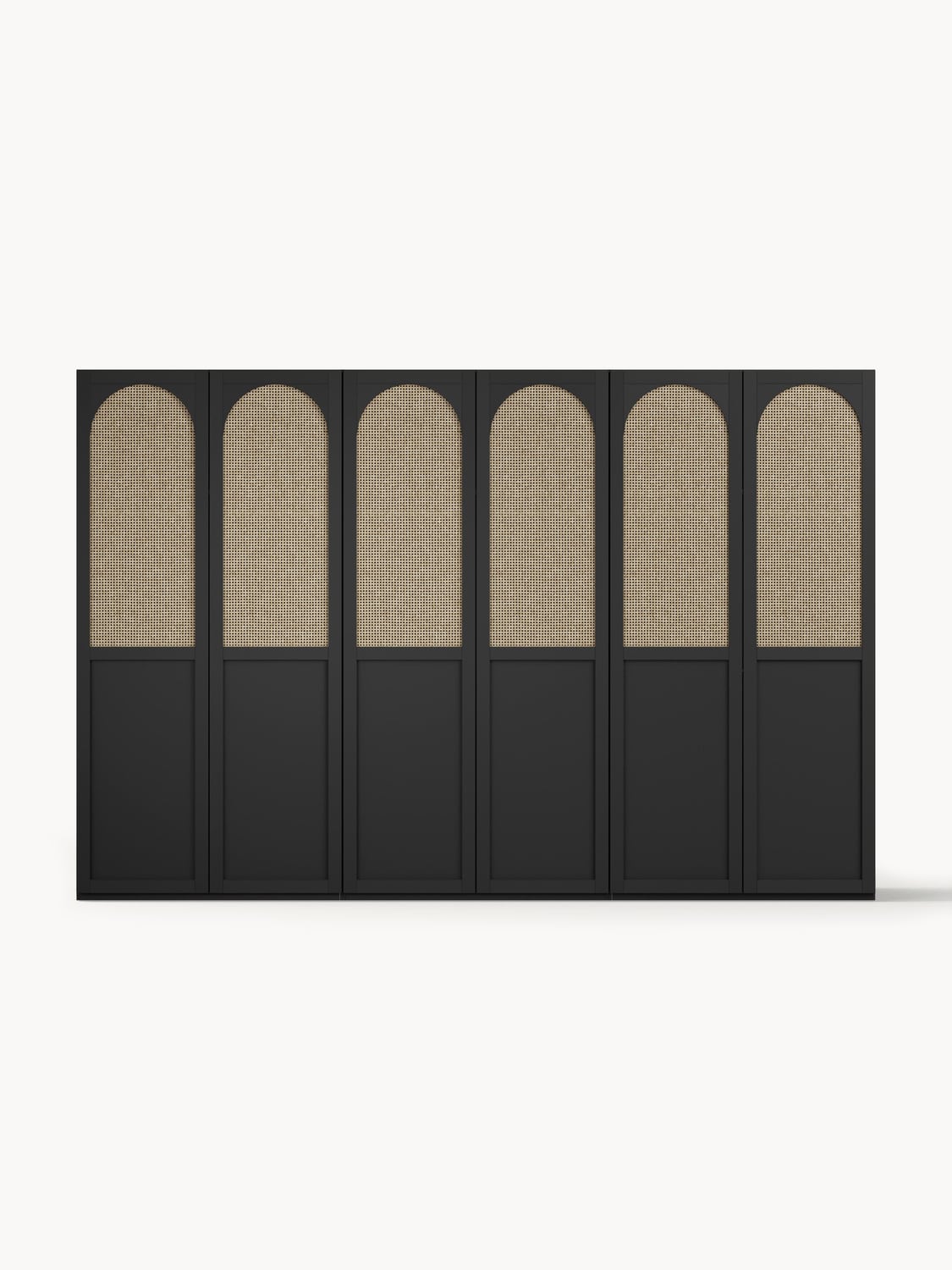 Jeanne Modular Hinged-Door Wardrobe, 300 cm Width, in various sizes