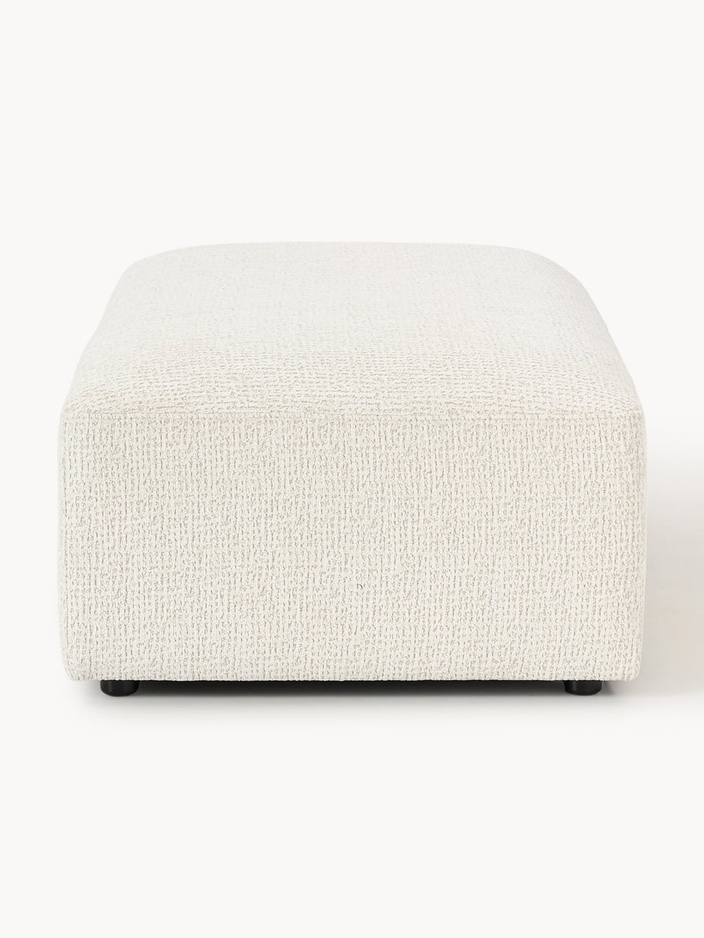 Melva XL Sofa Ottoman, B 116 x T 72 cm — Ivory