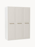 Charlotte Modular Hinged-Door Wardrobe, 150 cm Width, in various sizes — Light Grey