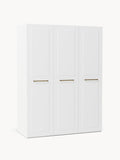 Charlotte Modular Hinged-Door Wardrobe, 150 cm Width, in various sizes — Off-White