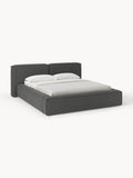 Lennon Upholstered Bed — Taupe
