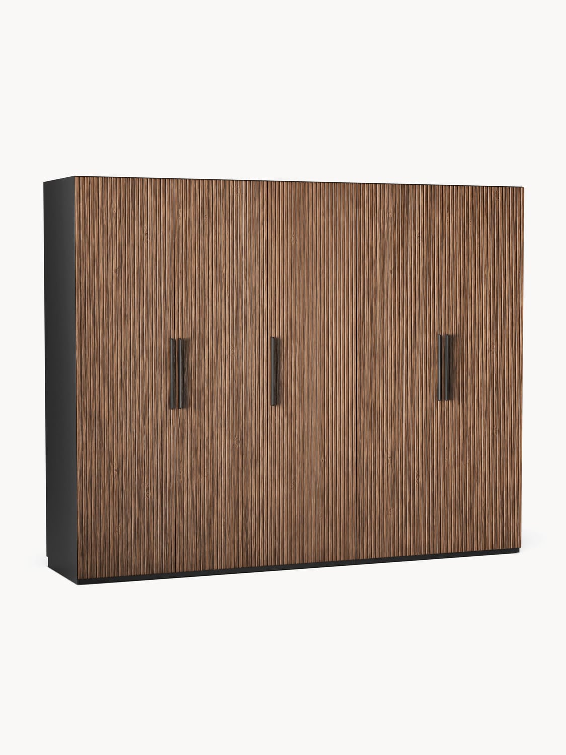 Simone Modular Hinged-Door Wardrobe, 250 cm Width, in various sizes — Olive