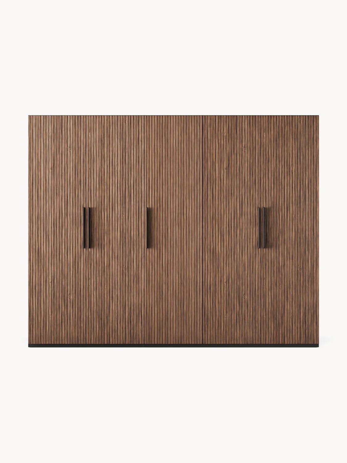 Simone Modular Hinged-Door Wardrobe, 250 cm Width, in various sizes — Olive