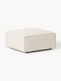 Lennon Sofa Ottoman in Linen Blend — Off-White