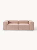 Lennon Modular Sofa (3-seater) in Linen Blend — Pink