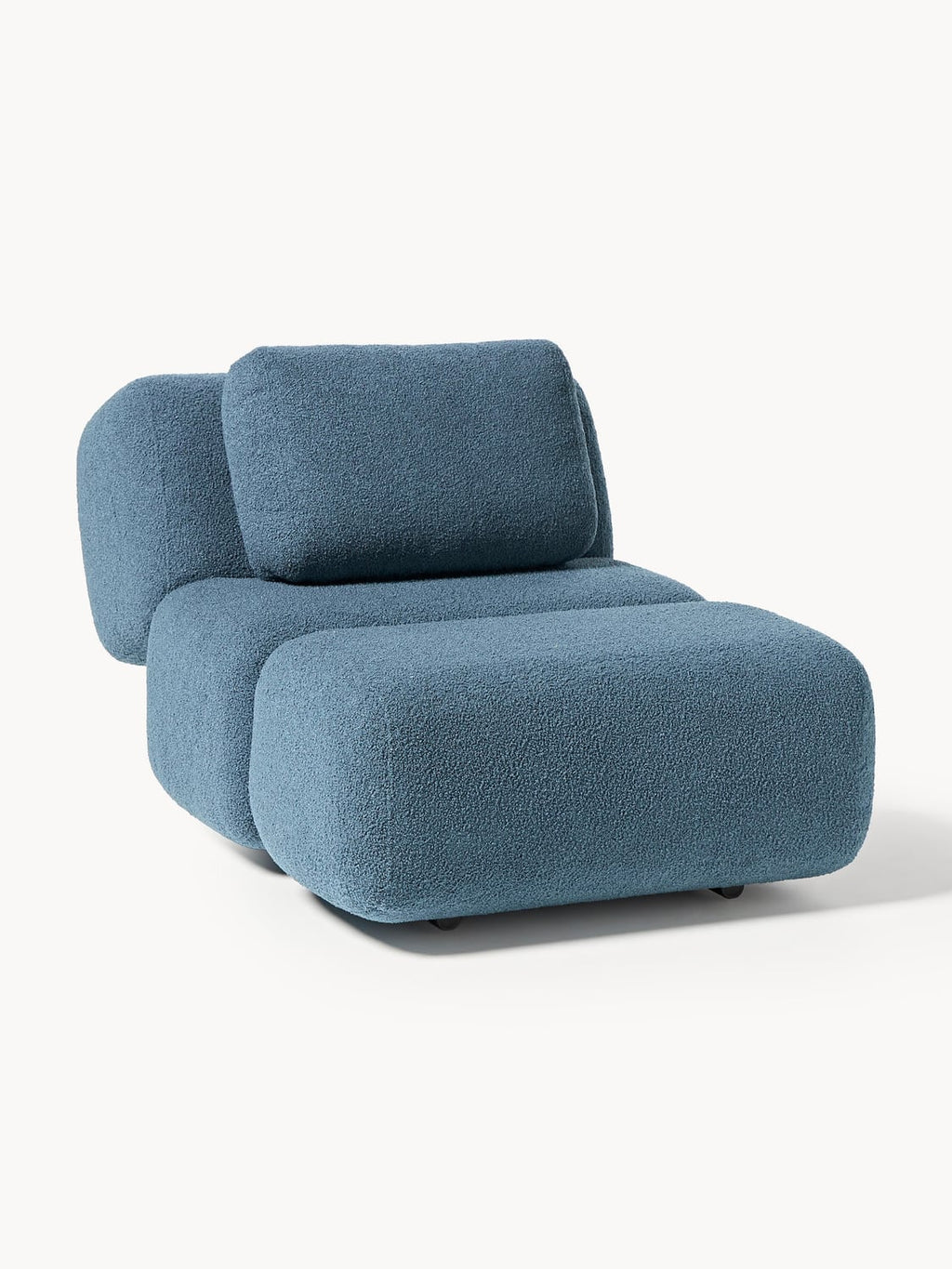 Caterpillar Teddy-Armchair — Teal