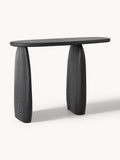 Pamuk Console Table in Mango Wood — Slate Grey