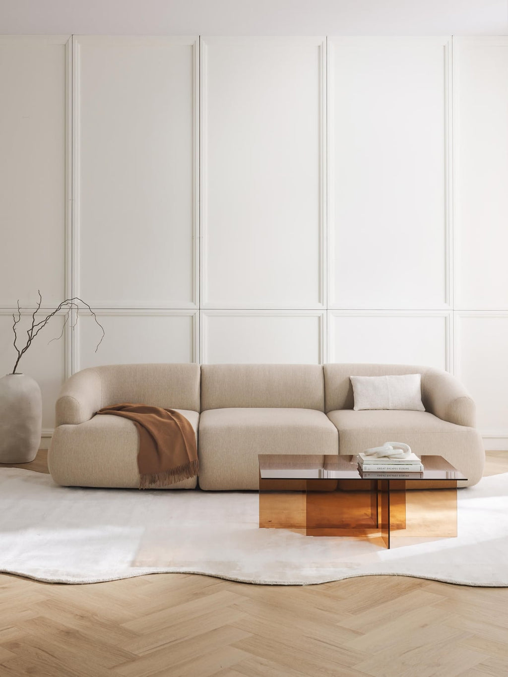 Sofia Modular Sofa (3-seater) — Oatmeal