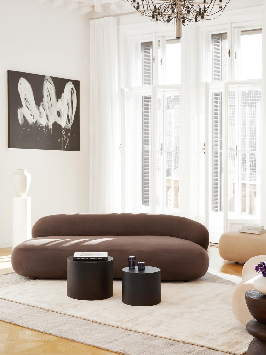 Alba Sofa (3-seater) — Anthracite