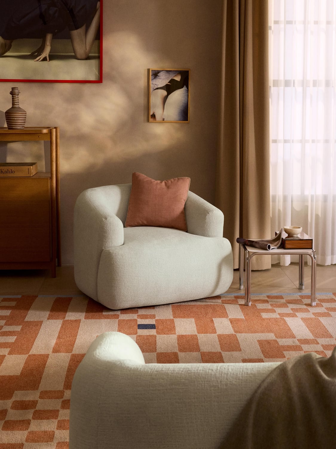 Sofia Armchair — Light Grey