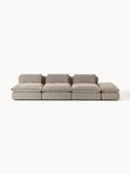 Felix Modular XL Sofa (3-seater) with Ottoman — Warm Grey