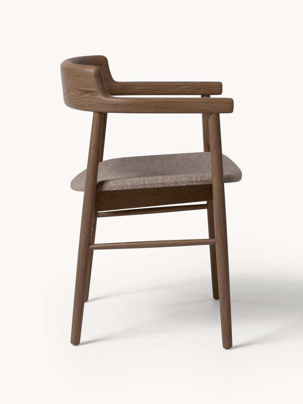 Bohr Armchair in Oak — Olive