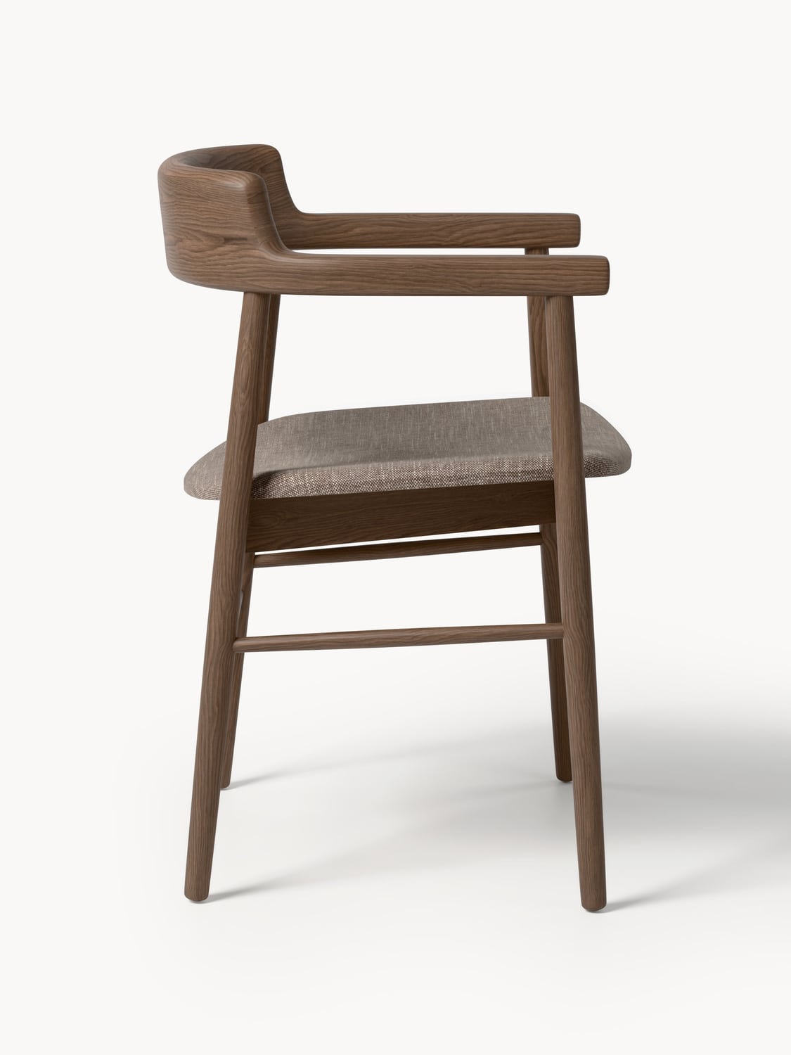 Bohr Armchair in Oak — Olive