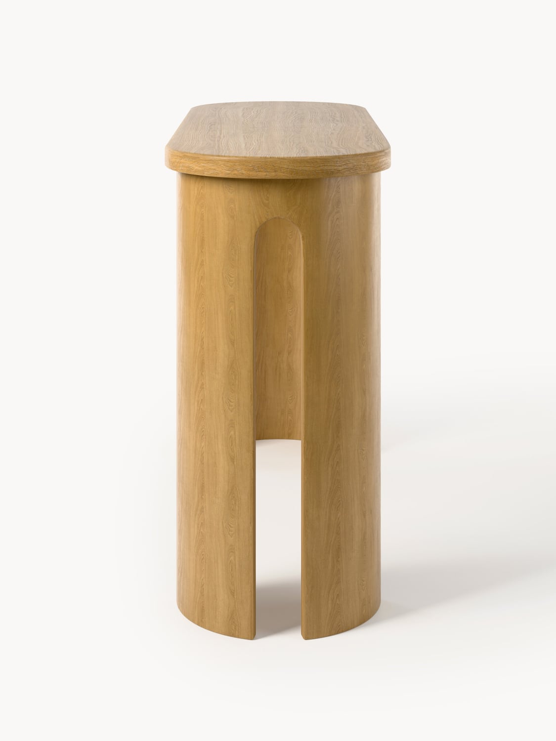 Inola Wood-Console Table — Off-White