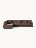 Tribeca XL Bouclé Corner Sofa — Brown