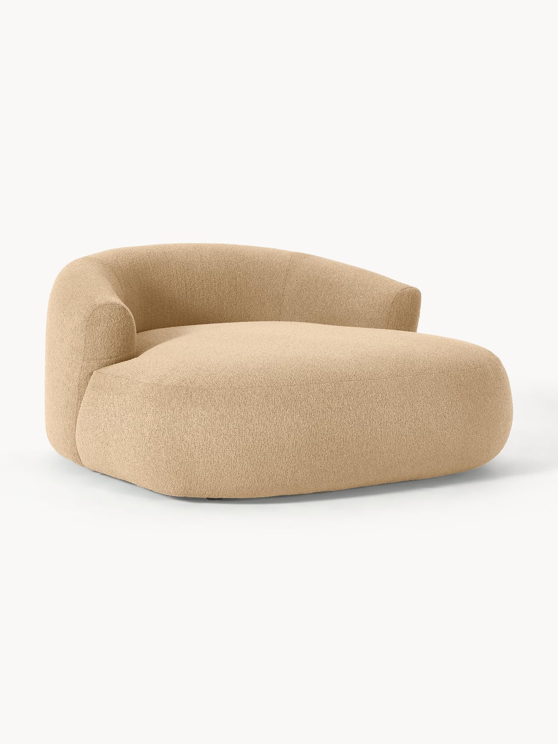 Sofia Bouclé-XL-Lounge Chair — Sand