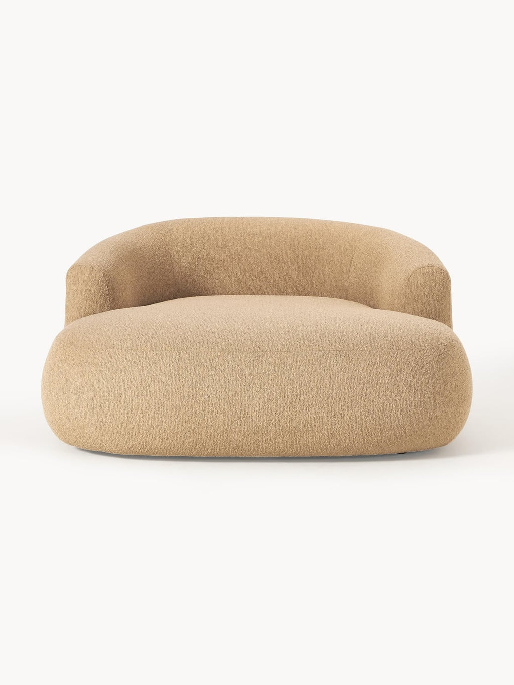 Sofia Bouclé-XL-Lounge Chair — Sand