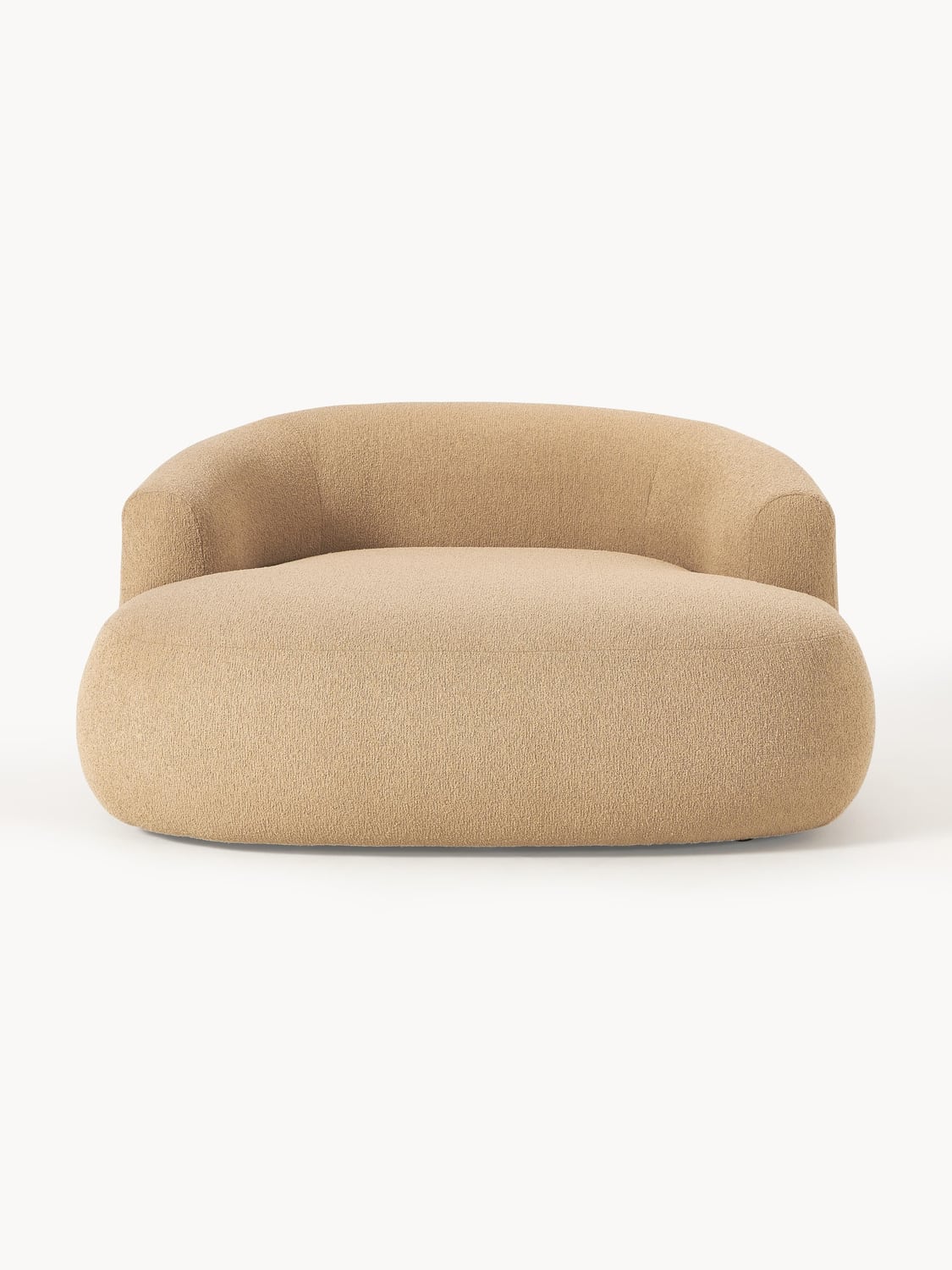 Sofia Bouclé-XL-Lounge Chair — Sand