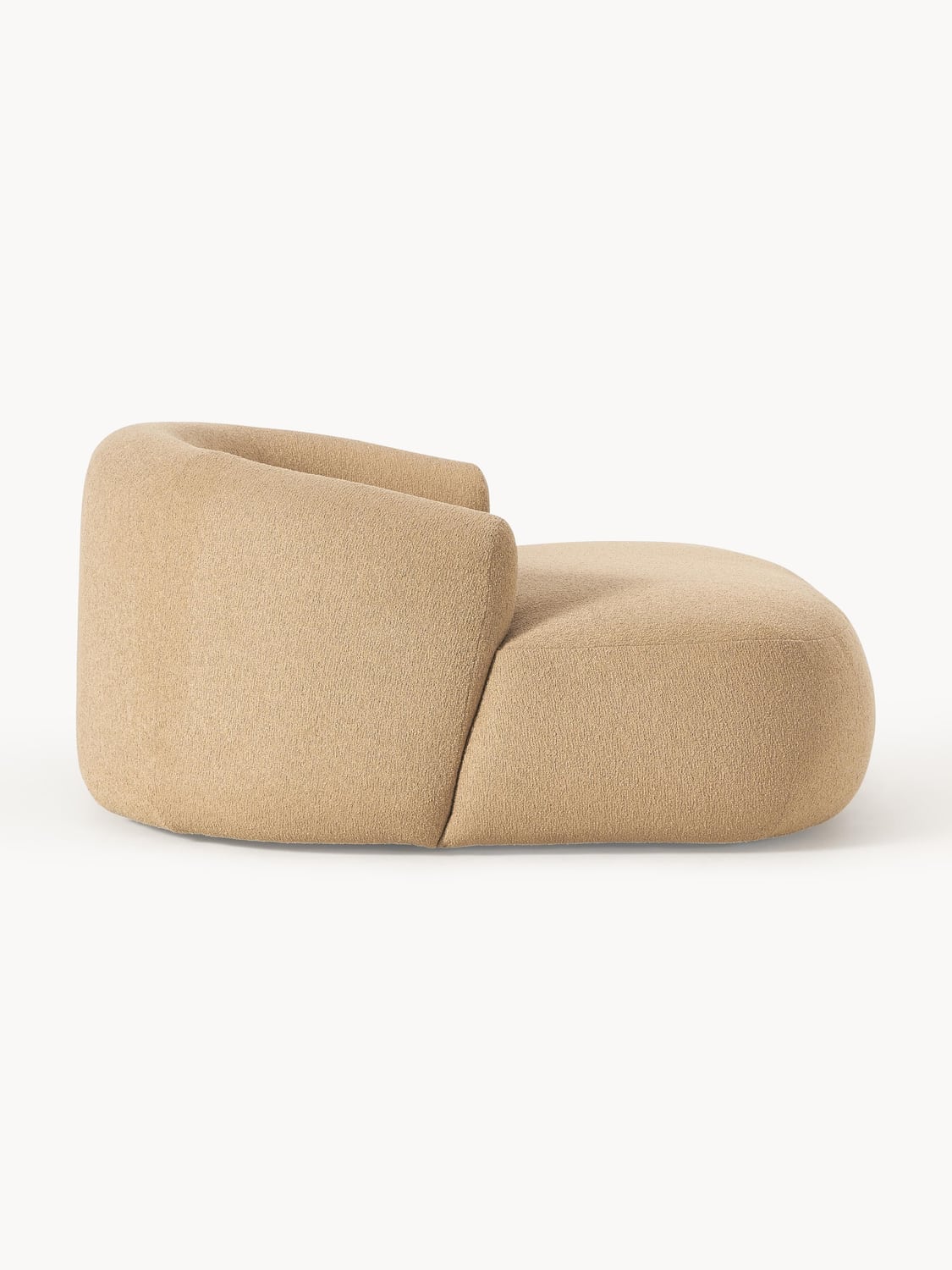 Sofia Bouclé-XL-Lounge Chair — Sand